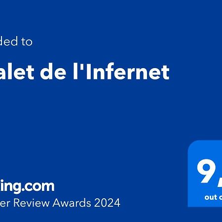 Chalet De L'Infernet 오리스 외부 사진